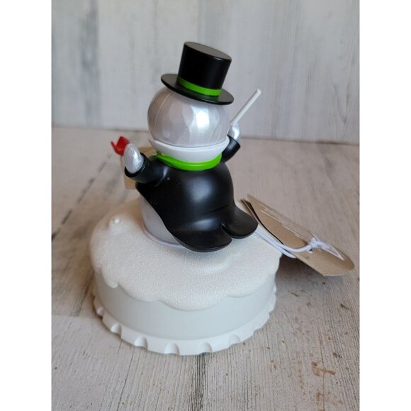 Hallmark band conductor snowman animated Xmas figure concert - Picture 4 of 8